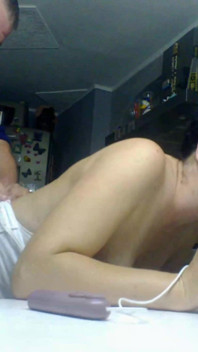Hot MILF Rough Fucked While Sucking Dildo and Licking My Saliva