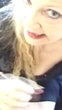 This Blonde French Slut Got Big Load of Cun on Her Face