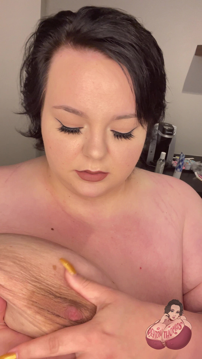 Peyton Thomas: BBW Ölen und Lotionen Riesige titten