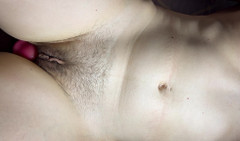 LolaLola: Zbliżenie Jebanie macochy-mamuśki z owłosioną cipką i wytryskiem