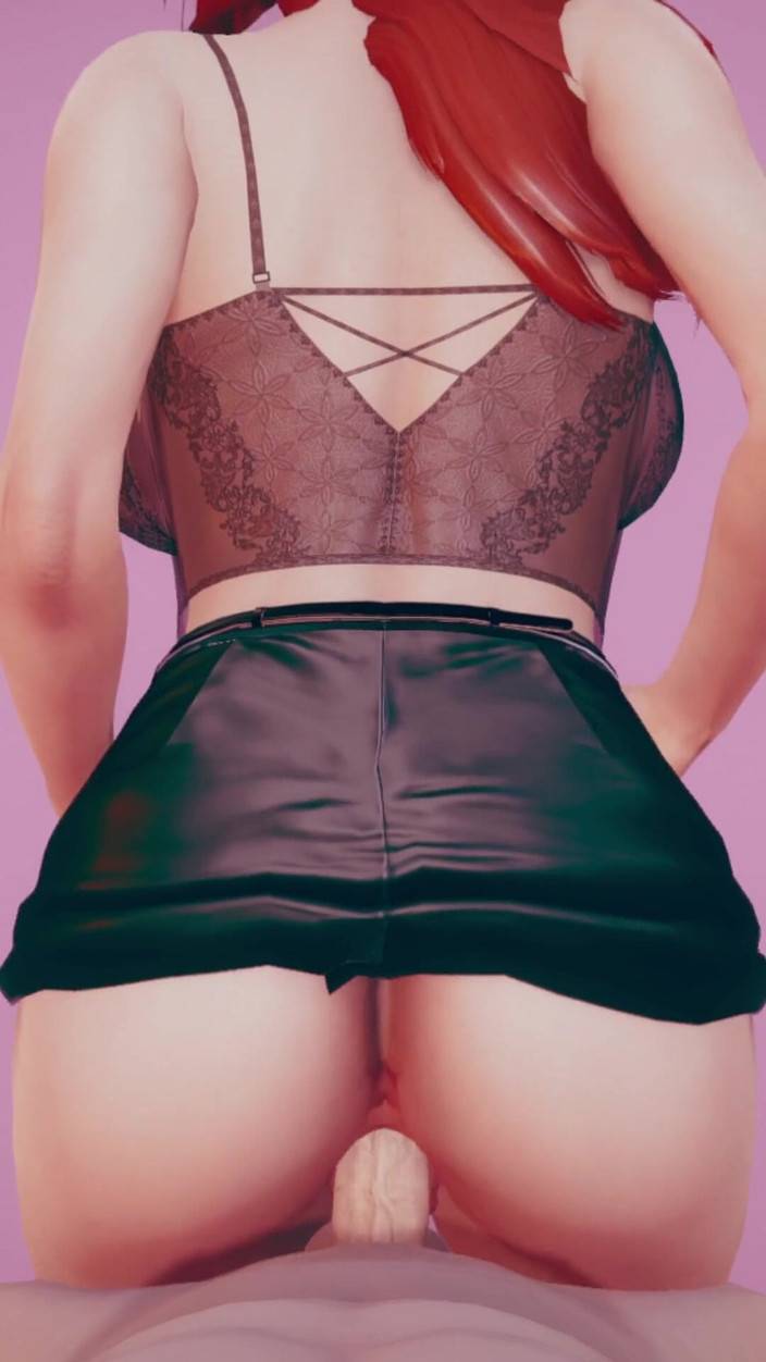 TravisMillpi: ミルフの継母が大きなお尻でペニスに抵抗しながら中出しする