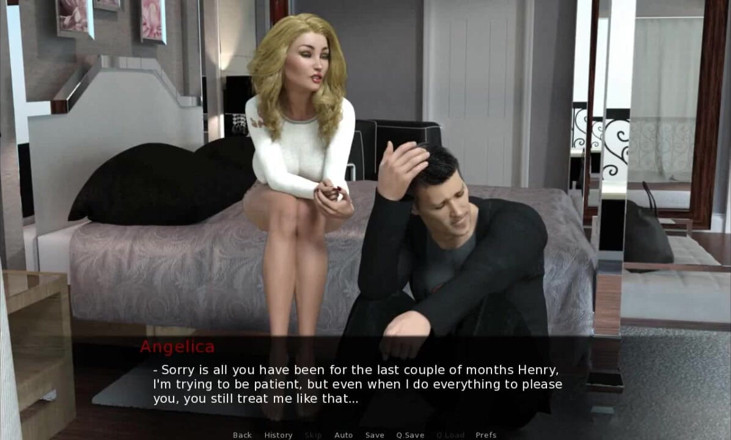 Dirty GamesXxX: Angelica s Pokušení: Zlobivá podvádějící manželka si nechala vyprstěnou kundičku...