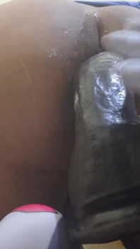 Extrémní anální Sissy Femboy ošukaná kompilace Ošklivá Cosplay Roztažený zadek