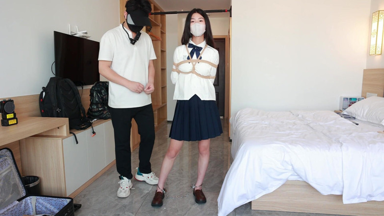 Asian bondage: My Barefoot Girlfriend Was Hanging From a Crossbar, Playing with...
