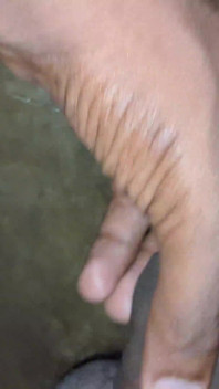 India en masturbación con polla negra