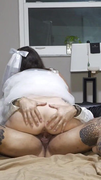 An meiner cuck-hochzeitsnacht von meinem stier besamt werden