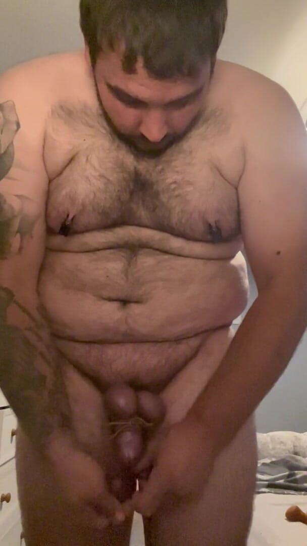 Shaun Cbt: Bite et balle avec plug anal et sissyfication, travesti, pinces à...