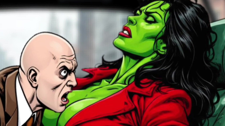 Octopussy Lovers Club: Ona hulk. Sex v autě. Dospělé komiksový kreslený film.