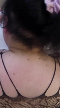 BBW trans dziewczyna międzyrasowa para jebanie