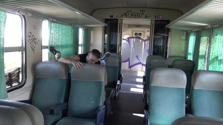 BAD BOYS FUCKERS FROM FRANCE: fucked bareback in trian by badboy
