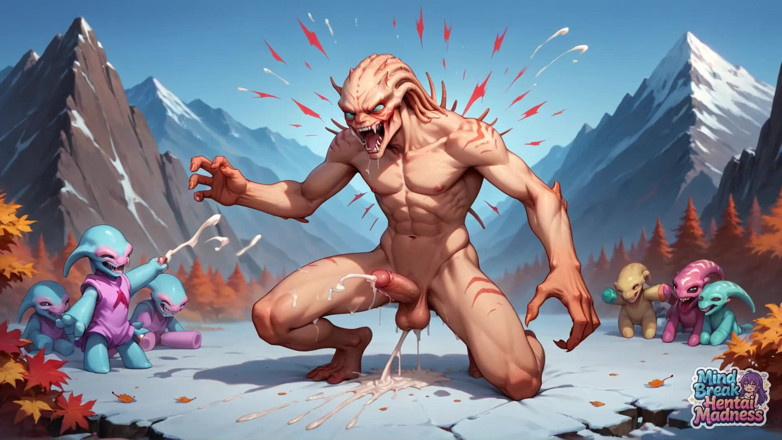 Mind Break Hentai Madness: Towering Titan's Lusty Mountain Orgy