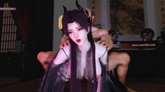 X Hentai: Cao Ying šuká svého souseda - 3D animace Hentai