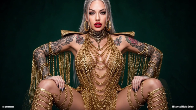 Goddess Misha Goldy: Pinned by My Heel