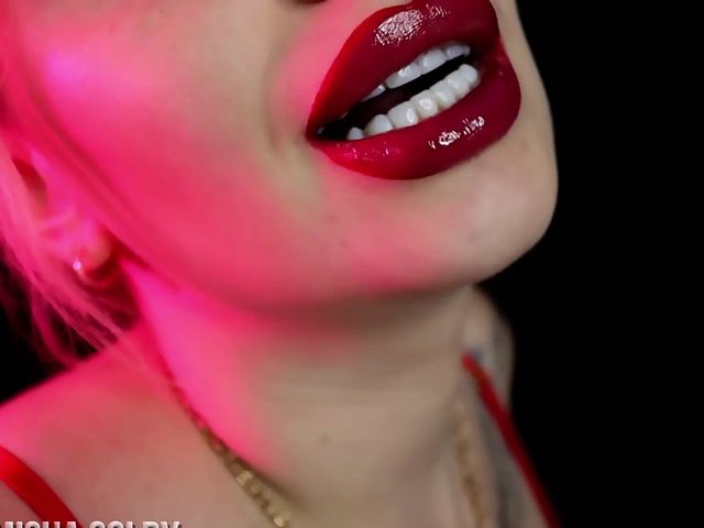 This Video Series Will Make You Totally Charmed and Totally Addicted to My Gorgeous Lips! (Goddess Misha Goldy)