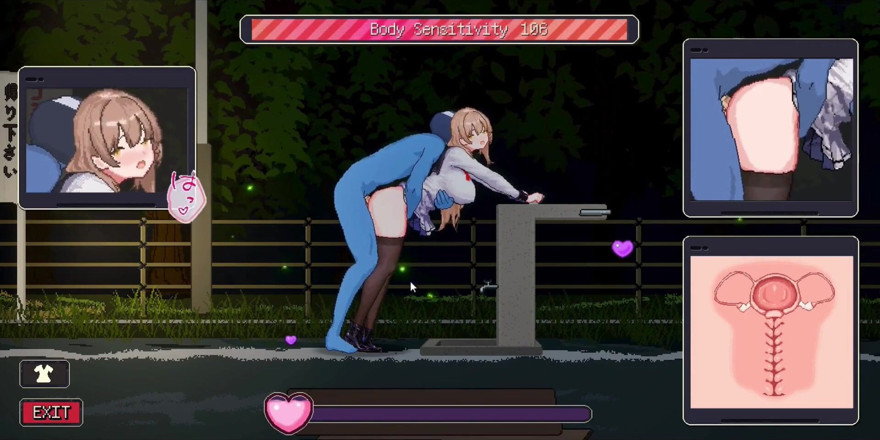 NSFWOtaku: Busty Shop Clerk Adult Encounter - Pixel Hentai Game Scenes