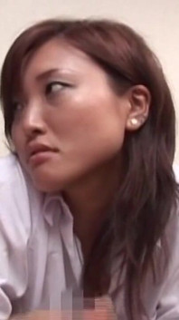 Mature Asian MILF Gives Passionate Handjob and Blowjob