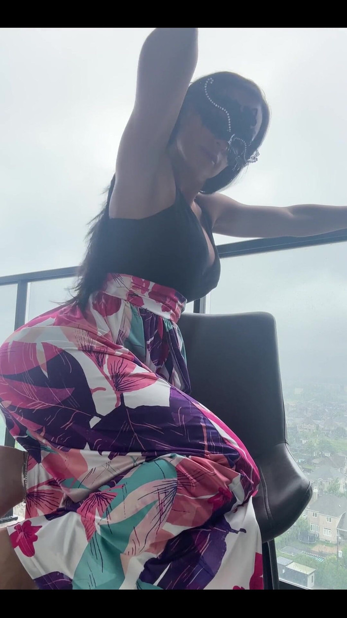 Miss Lexa: Balcony Masturbation
