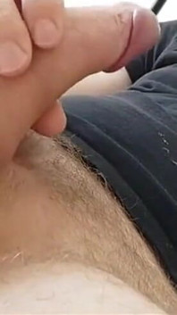 Closeup of My Balls Cramping When Releasing Sperm and Me Moaning When Pumping Out a Creamy Cum Load