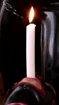 German BDSM Slave Gives Hand Fuck