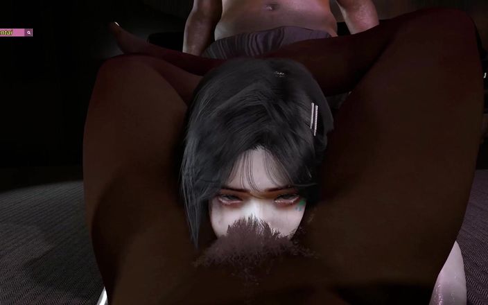 X Hentai: Красуня краля втрьох - 3d анімація хентай
