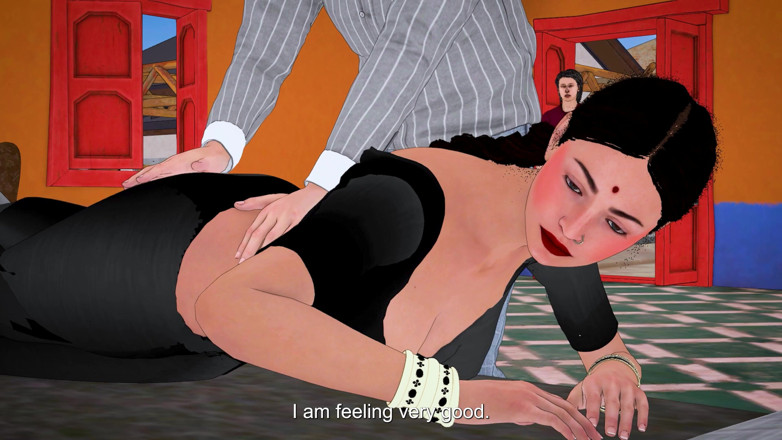 Piya Bhabhi: Desi Indian Stepmom Pink Pussy Black Saree the Stepson Fell...