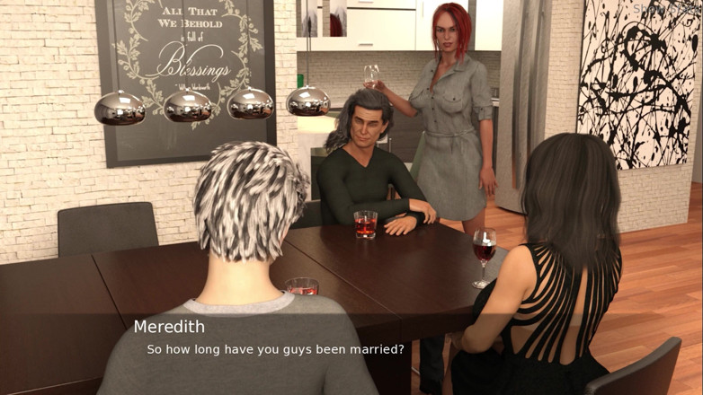Porny Games: Project Hot Wife - Aller dîner avec des amis (30)