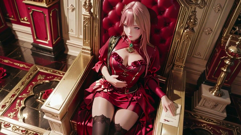 Seraphina Vale: Crimson Throne: the Pink-haired Queen's Lazy Coronation