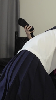 Ladyboy, japanischer student in Seemannsuniform ep1: schwanzlutschen und haut