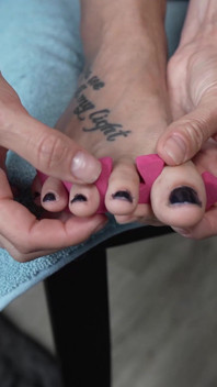 Pedikür ve resim toenails