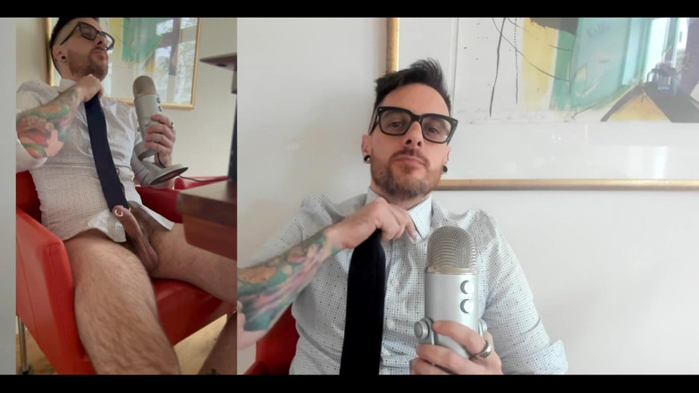 Maxx Obsidian: Asmr roleplay sebagai profesor kampus anda! Termasuk mani muncrat!
