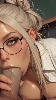 Lehrerin Mit Großen Möpsen Bettelt Um Sperma! Riesige Gesichtsbesamung