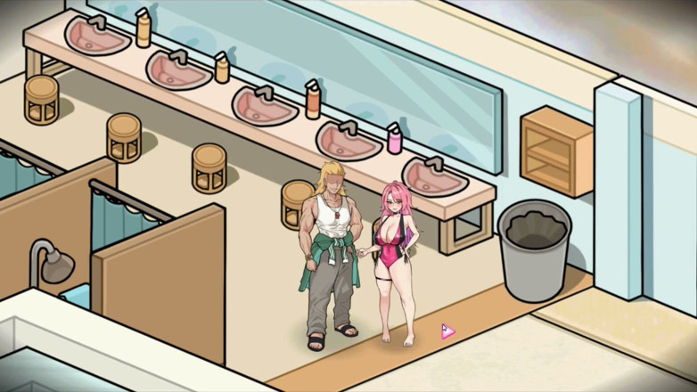 NSFWOtaku: Hentai-spel - Minami Hentai galerij scène zwembadseks 4 - badmeester Holic
