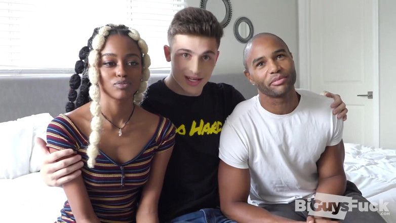 Bi Guys Fuck: Chase Arcangel Dominates His Roommates Marcus Vonryder and Destiny Mira!