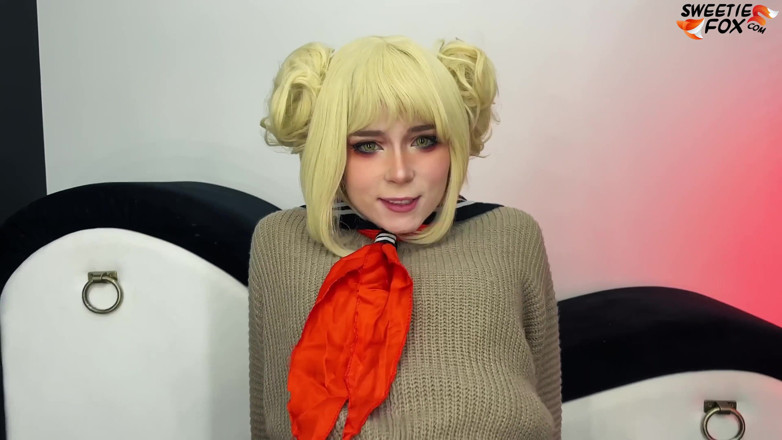 Sweetie Fox: Himiko Toga and her hairy pussy celebrate 18th with first sex...