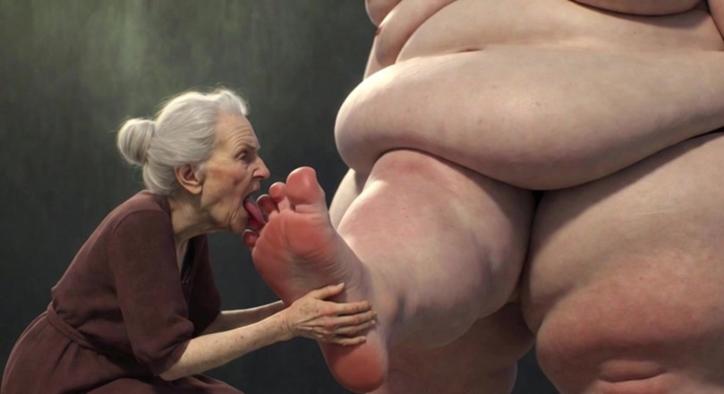 YOUR BEST FANTASY: Abuelita de 90 años chupando obesa dedos de culo gordo - juego...