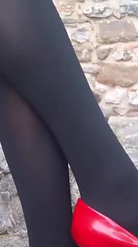 MILF with Beautiful Legs and Incredible High Heels