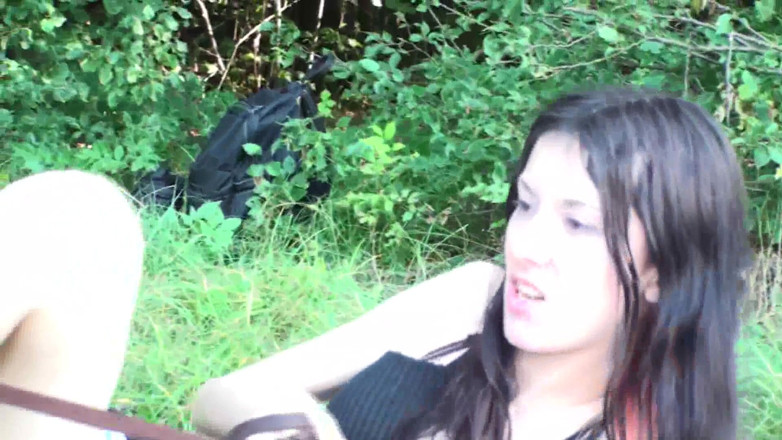 Femdom Austria: Outdoor Shoe and Soles Sworship