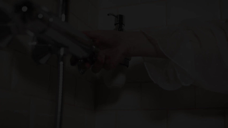 SugarNadya: The beautiful blonde climbed into the shower, caressing her breasts...