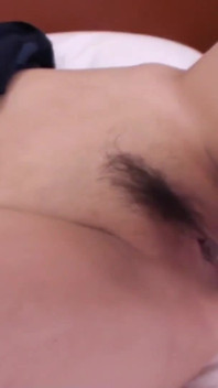 Asian girl pleasuring him with her perfect boobs