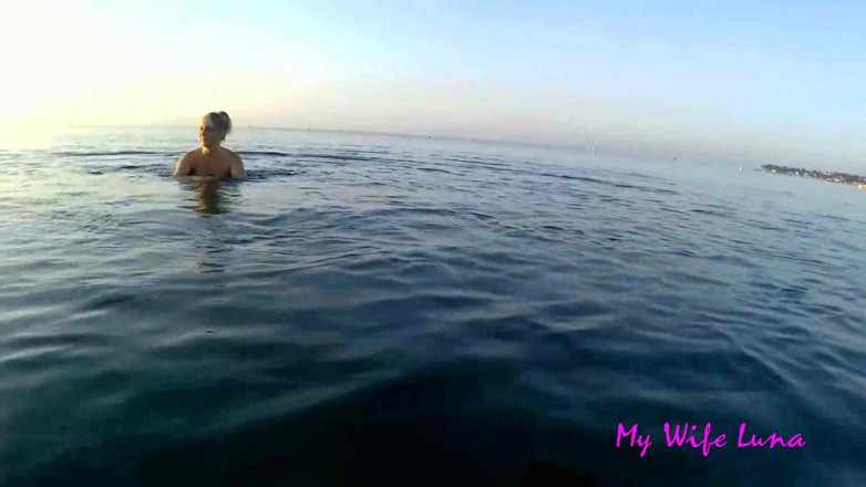 My Wife Luna: Fucked on the beach