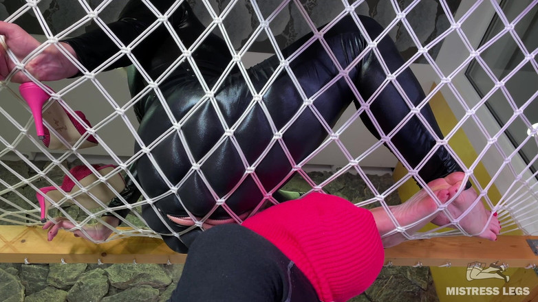 Mistress Legs: Hammock Goddess Worship Part 2 - Slave Tongue Gently Slides on My...