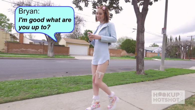 Hookup Hotshot: Sexy red head meets up with guy online and piss