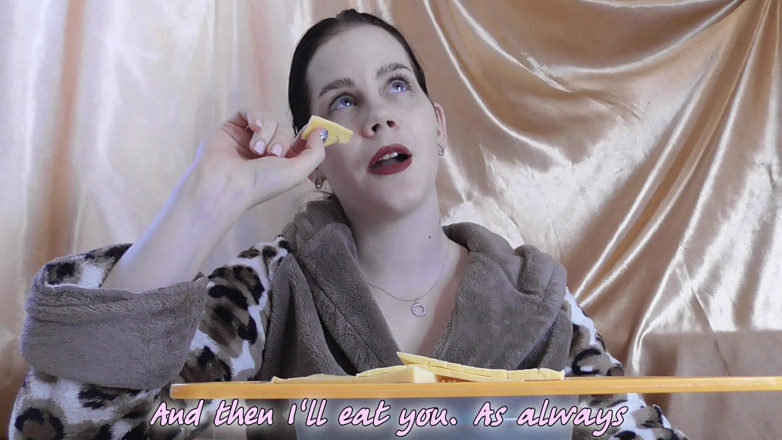Anna Sky: Giantess cooks happy meat