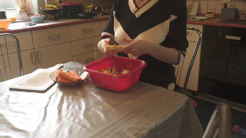 Sexy Dressed Wife Preparing Food in the Kitchen (Gya studio) Sexy Dressed Wife Preparing Food in the Kitchen (Gya studio)