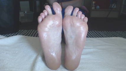 Abby Anna: Slipper oiled wrinkled soles no polish