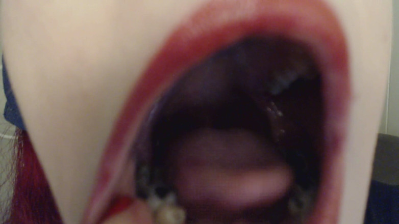 Scarlet Vixen: Zunge kehle füllt n mundfetisch