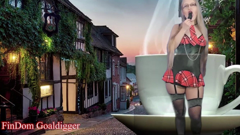 FinDom Goaldigger: First chastity cage lesson
