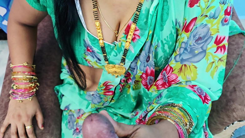 Neha bhabhi0832: Bhabhi fez trabalho azul em voz hindi