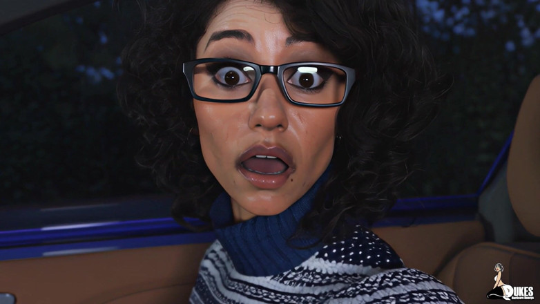 Enter Tranz: College Guy Fucks His Futa Professor in His Car.