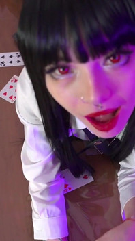 Söta Yumeko Jabami älskar grovt knull